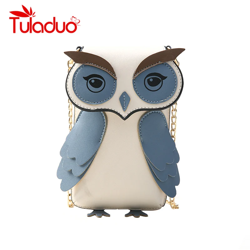 

Tuladuo Brand 3D Owl Bags Women's Handbag Ladies Crossbody Bags for Women 2018 Cute Cartoon Phone Bag Prints Shoulder Bag Purse