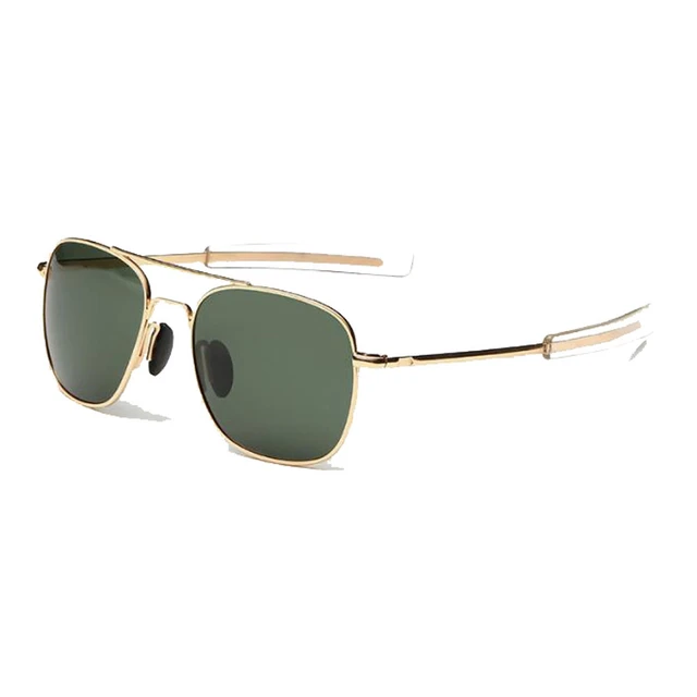 American Polarized Sunglasses Air Force Military Pilot Bayonet Temples Wire  Spatula Men's Classic Retro UV400 - AliExpress