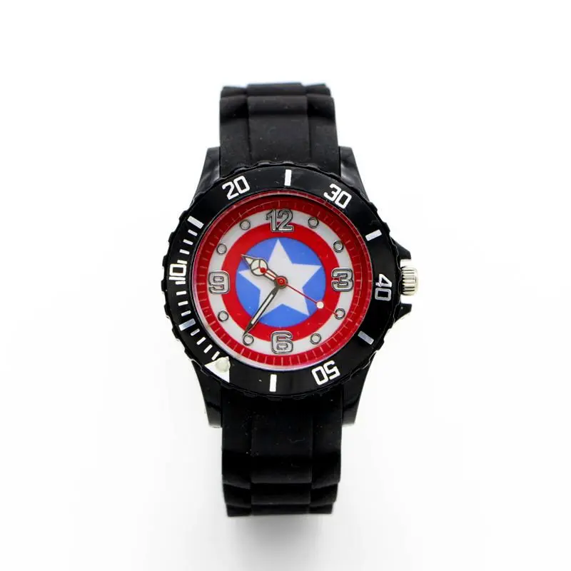 

Superman Silicone Watch Quartz Children Sports Fashion Cartoon Wrist Watch Super Man Boy Student Christmas gift Orologio Uomo