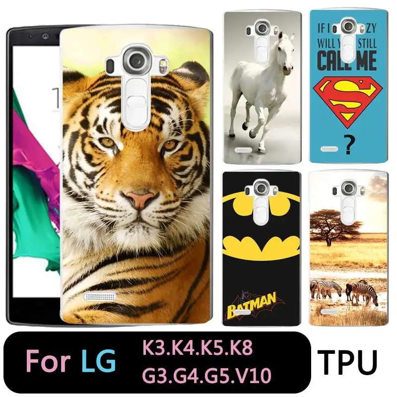 QMSWEI TPU Transparent Phone Case For LG K3 K4 K5 K8