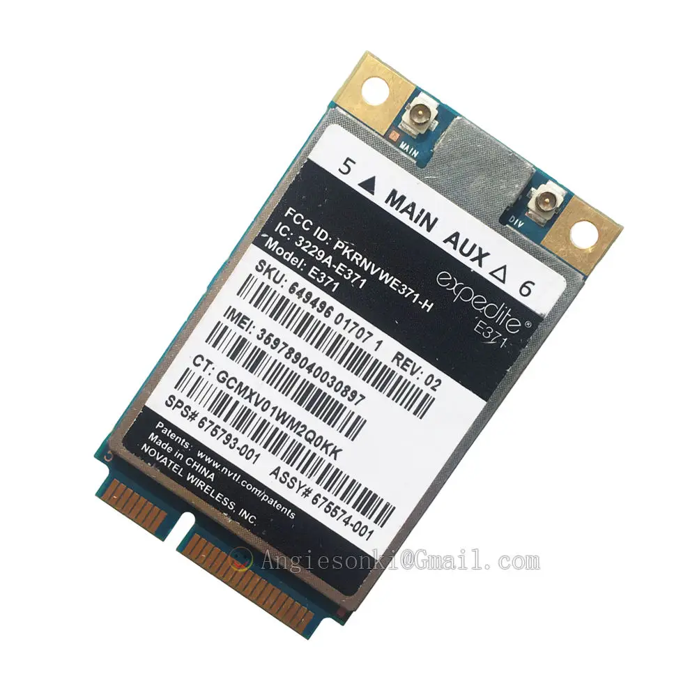 E371 3g 4G модуль GSM, GPRS, UMTS, EDGE, WCDMA, LTE, DC-HSPA+ ATT PCI E Mini WWAN беспроводная карта LT2523 675793-001 для hp