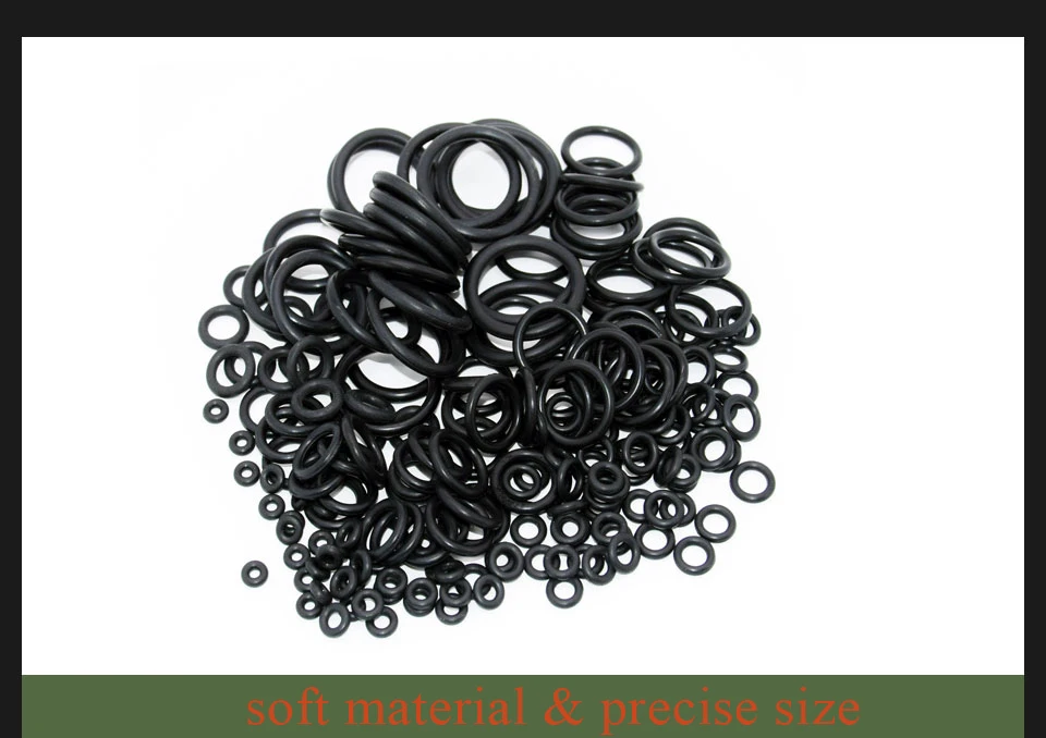 SHIP FREE NBR Nitrile O-Ring For PCP Paintball Goods Repair Black 200pcs