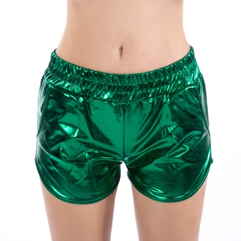 

2019 Wild New version Summer Festival Wear Clothes Shorts Shining High Waist Shorts Bottoms Shining High Waist Shorts