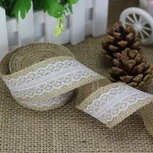 5 Meter Rural Linen font b Ribbon b font Wedding font b Decorative b font Accessories