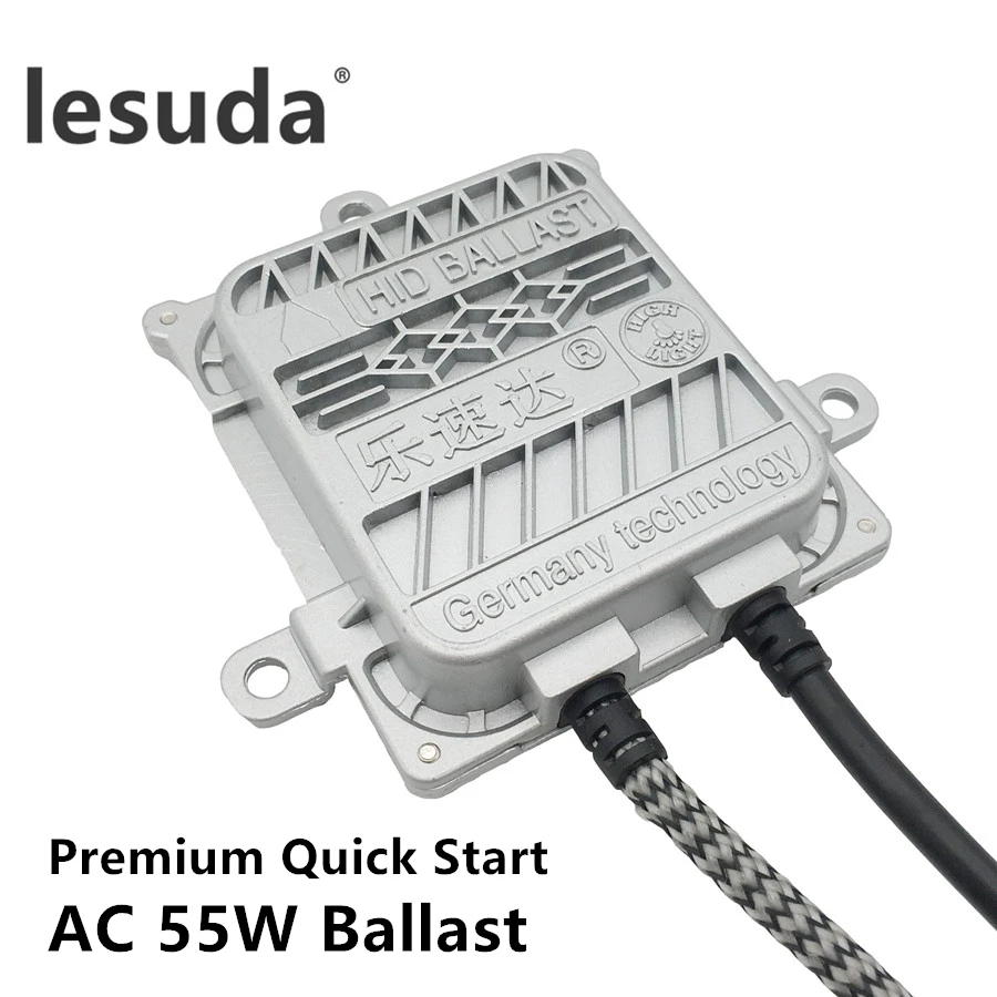 

AC 55W For Xenon HID Lamp Premium Fast Start Quick Bright Digital Ballasts Replacement Reactor Block Ignition