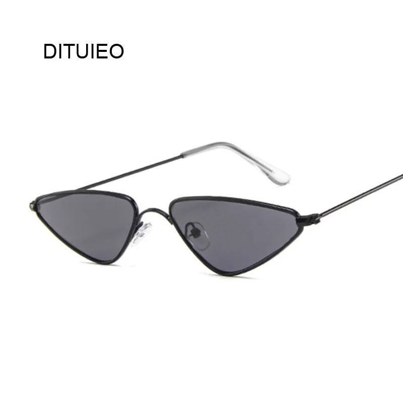 Metal Cat Eye Small Frame Sunglasses Women Classic Vintage