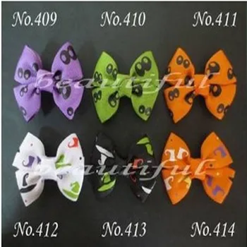 

500 pcs Good BLESSING Girl Custom Boutique 2.5" Bowknot Hair accessories Bow Clip