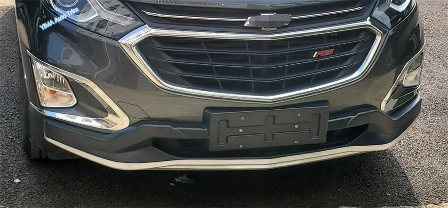 Lapetus Автомобиль Стайлинг передние противотуманные фары лампа век брови полосы крышка отделка хром подходит для Chevrolet Equinox ABS