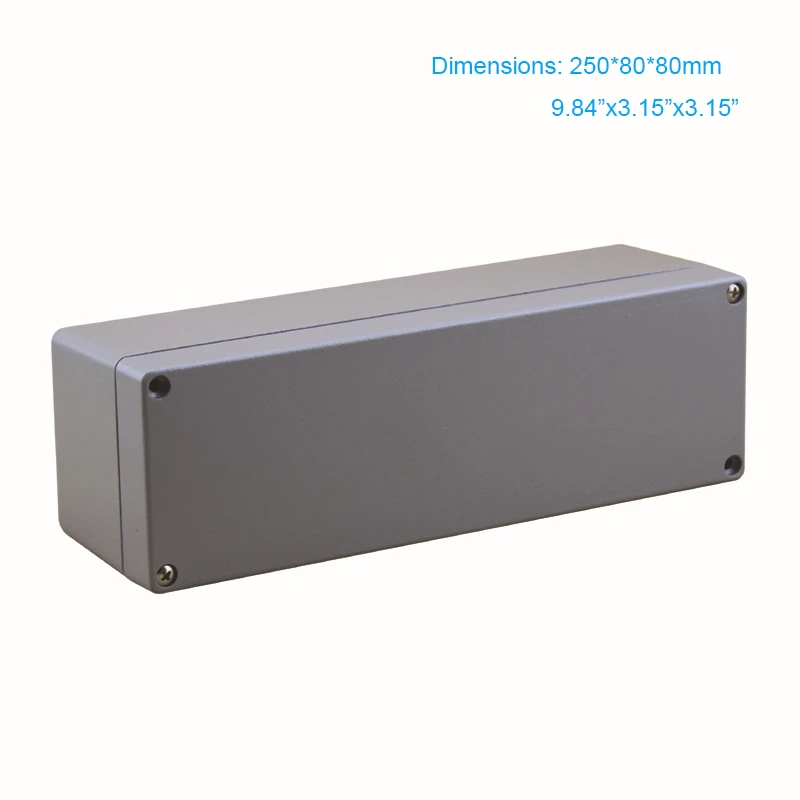 

IP67 Waterproof aluminium project box use for connection /controll /Switch box 250*80*80 mm FA 22