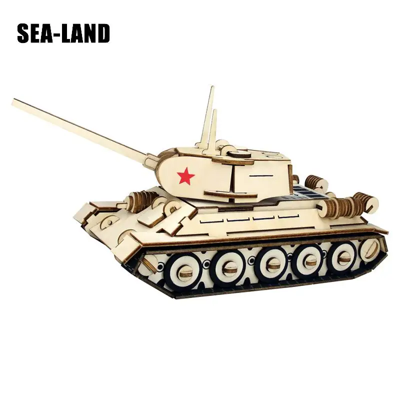 Обучающая игрушка пазл деревянные 3D головоломки военная модель детские игрушки