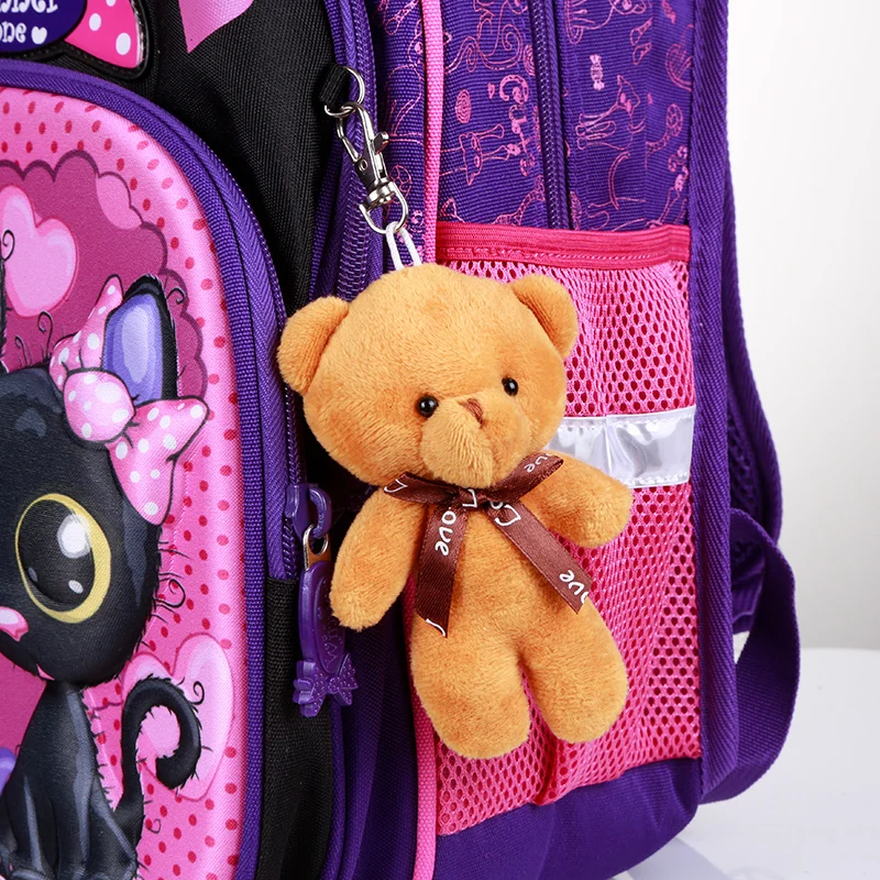 Высококачественные школьные сумки с рисунком из мультфильма, рюкзак для девочек и мальчиков, Детские ортопедические рюкзаки для начальной школы mochila escolar, класс 1-3