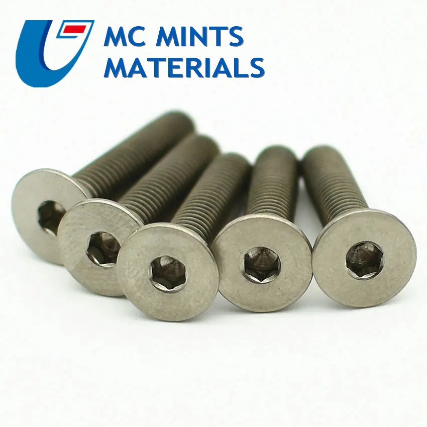 Titanium Bolt M5 x8 45mm Ti Bolt Countersunk Flat Head Original Ti