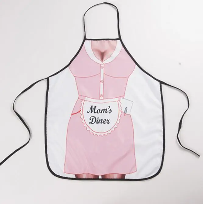 Hot Sale New Cooking Apron Creative Funny Novelty Bbq Party Apron Naked Men Women Sexy Rude 