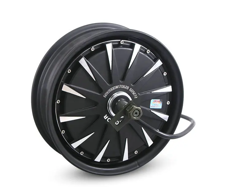 72V96V120V12 inch1500W2000W3000W бесщеточный двигатель ступицы постоянного тока для