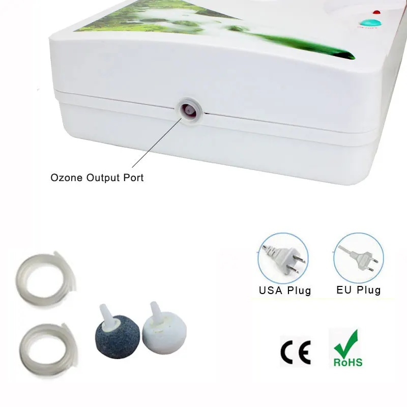 Домашний Генератор озона система очистки воздуха и воды ac220в озонатор плотность 600 мг/ч портативный генератор озона, Оптом