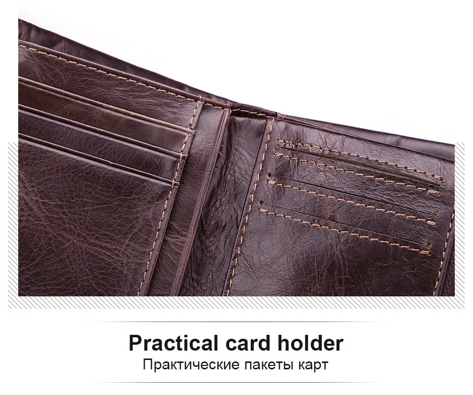 Мужской брендовый кошелек с двойной молнией и застежкой, маленький мужской кошелек высокого качества, Короткий держатель для карт, кошелек для монет Carteira