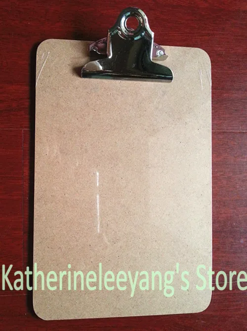 

A5 MDF clip board Wooden file clipboard restaurant clipboard office supplies/stationery Menu clipboard
