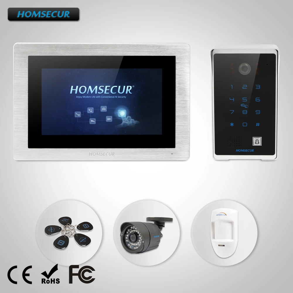 Buy HOMSECUR 7&quot; Wired Video Door Entry