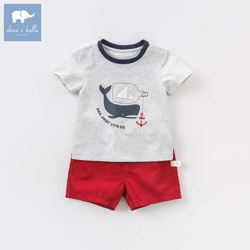 

Dave bella fashion boys suits children high quality clothes baby handsome clothing sets kids printing costumes DBB6845
