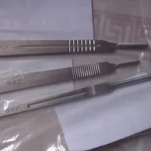 5 шт. различные нержавеющая сталь медицинская хирургический нож ручка JZ 3 4 7# лезвие пожалуйста, обратите внимание, какой размер вам нужен