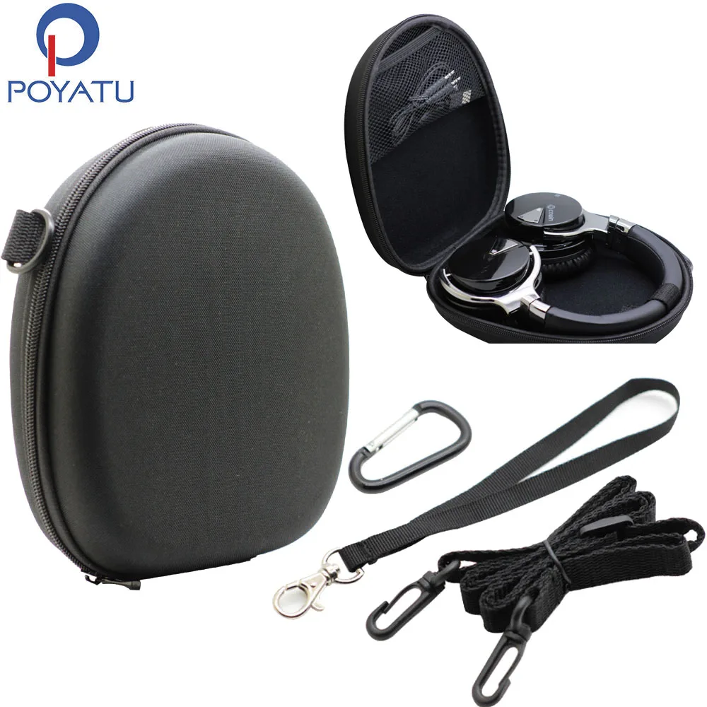 

POYATU Earphone Carry Pouch For Plantronics Backbeat Sense Headphone Case For Plantronics Backbeat Headphone Box Bag Case