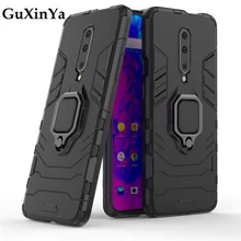 Casos de Telefone Oneplus Guxinya 7 Pro Capa Oneplus 7 Pro Capa Luxo Armadura Anel Magnético Capa Oneplus 7 Pro fundas 6.67
