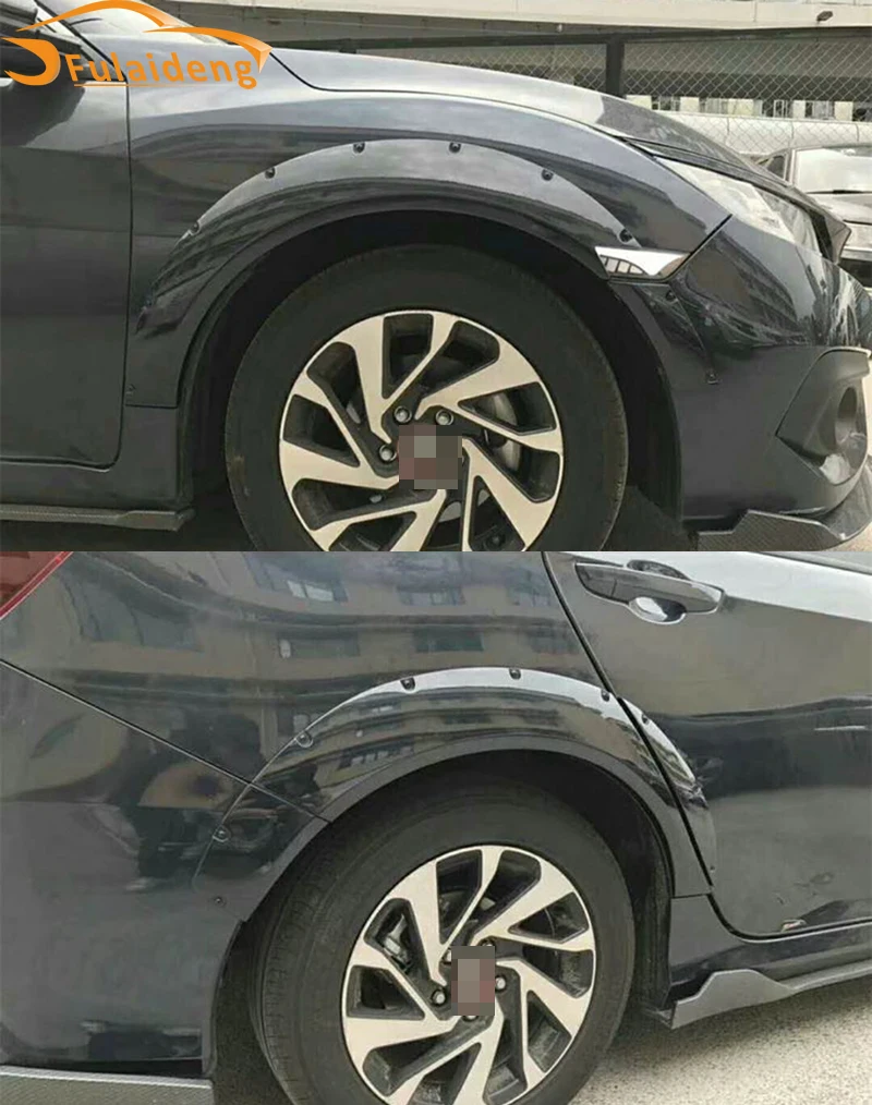 10 шт. для Honda Civic- колесо для бровей крыло заклепки Стиль внедорожный чехол для колеса аксессуары для стайлинга автомобиля