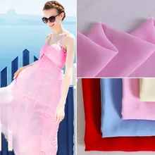 Spring and Summer New 100D Chiffon Fabric Plain 100% Polyester Chiffon Fabric Dress Halter Dress Dress Per Meter Fabric Material Spring and Summer New 100D Chiffon Fabric Plain 100% Polyester Chiffon Fabric Dress Halter Dress Dress Per Meter Fabric Material