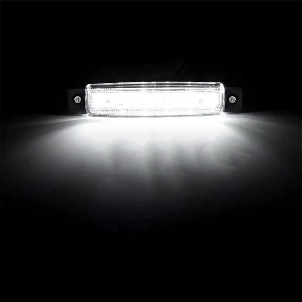 

hot 6 LED Auto Car Truck Trailer Side Marker Indicators Light Lamp 12V Super Bright Light Low Power Consumption Waterproof hot