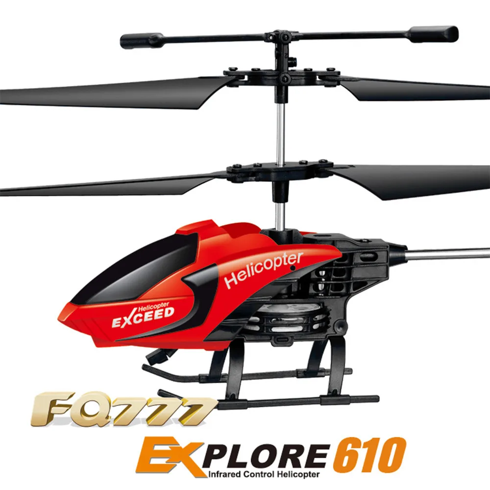 

FQ777 610 RC Helicopter 3.5CH 6-Axis Gyro RTF Infrared Remote Control Helicopter Drone Toy Ready to fly with LED Light
