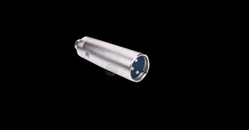 XLR 3 контактный Соединительный разъем никелированный аудио микрофон DJ адаптер