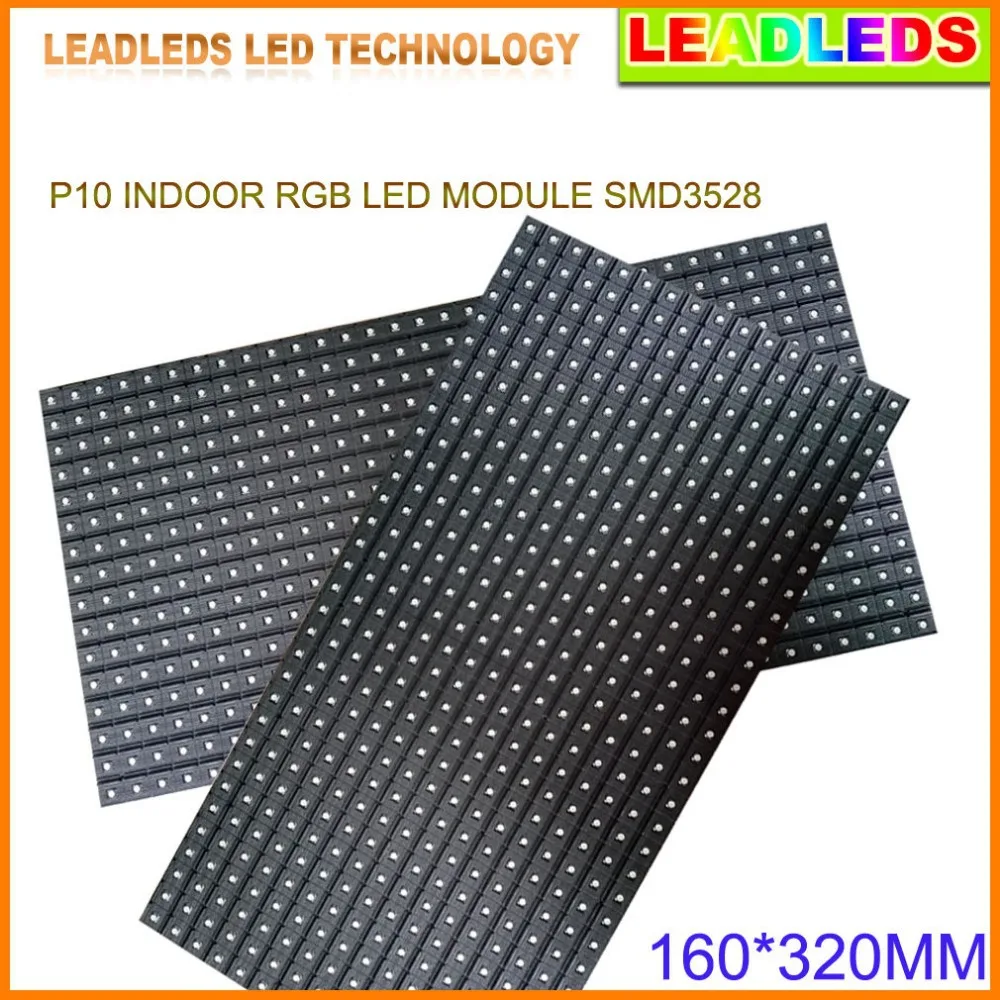 

P10 3in1 SMD Indoor RGB Full color LED Module 1 or 2 lines messages adjustable