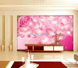 Beibehang Любой размер Роза пользовательские 3d настенной бумаги Большой Настенные обои Романтический спальня гостиная ТВ фон 3d фото