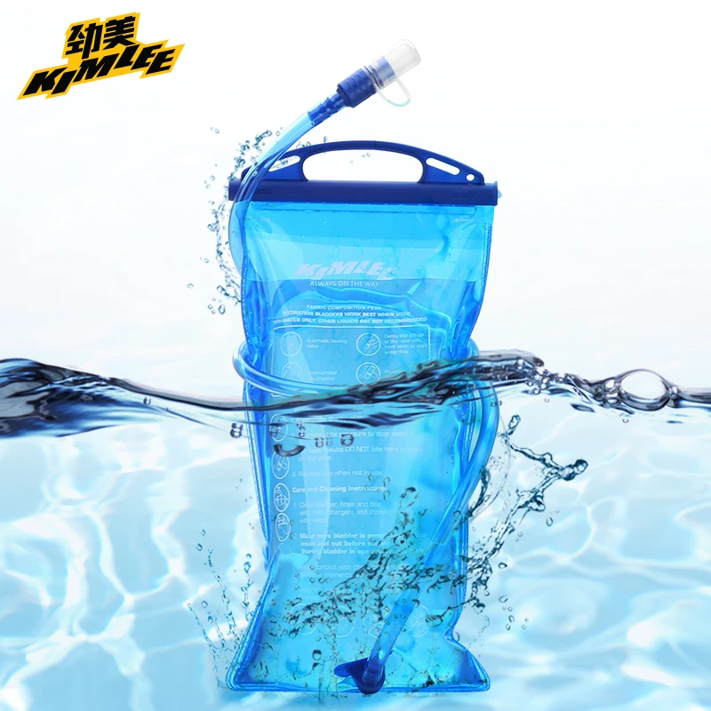 KIMLEE сумка для хранения воды 1.5L Открытый складной портативный Велоспорт Кемпинг