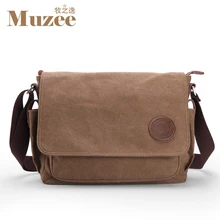 Muzee men messenger bags school canvas single shoulder bags crossbody bag for traveling ME_8899D