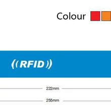 5000 шт./лот 13,56 МГц или 125 кГц RFID Браслет близость синтетическая ПП бумага NFC смарт часы тип для контроля доступа