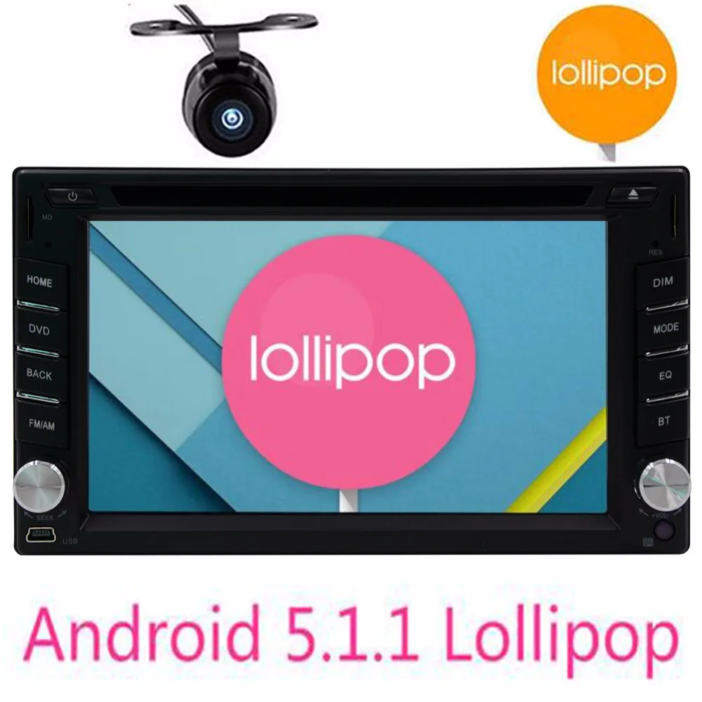 Double 2Din Android 5 1 1 Car dvd font b radio b font GPS Navigation player