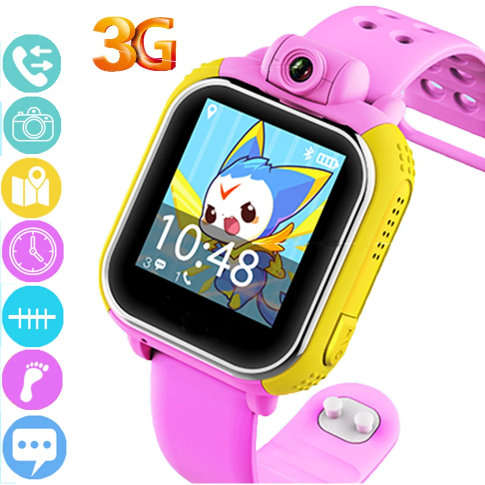 Smart Watch Kids with Camera 3G Smartwatch for kids GPS ...