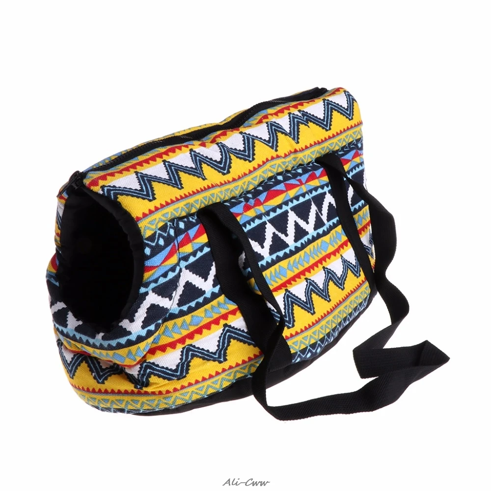 

1PC Fashion Portable Pet Dog Cat Travel Carrier Carry Canvas Bag Tote Puppy Outdoor Handbag S/L Size Cat Supplies