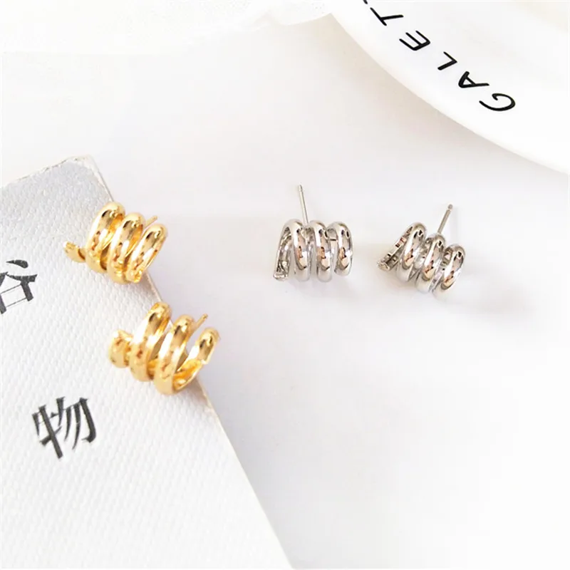 

Refined metal geometric earrings temperament contracted lady metal earrings fashion retro exaggerated earrings wholesale
