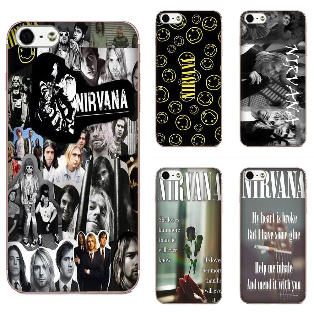 Мягкие сумки из ТПУ чехлы Nirvana цитаты для Huawei P7 Honor 4C 5A 5C 5X 6 6C 6A 6X 7 7X 8 9 V8 V10 Y3II Y5II Y6II G8