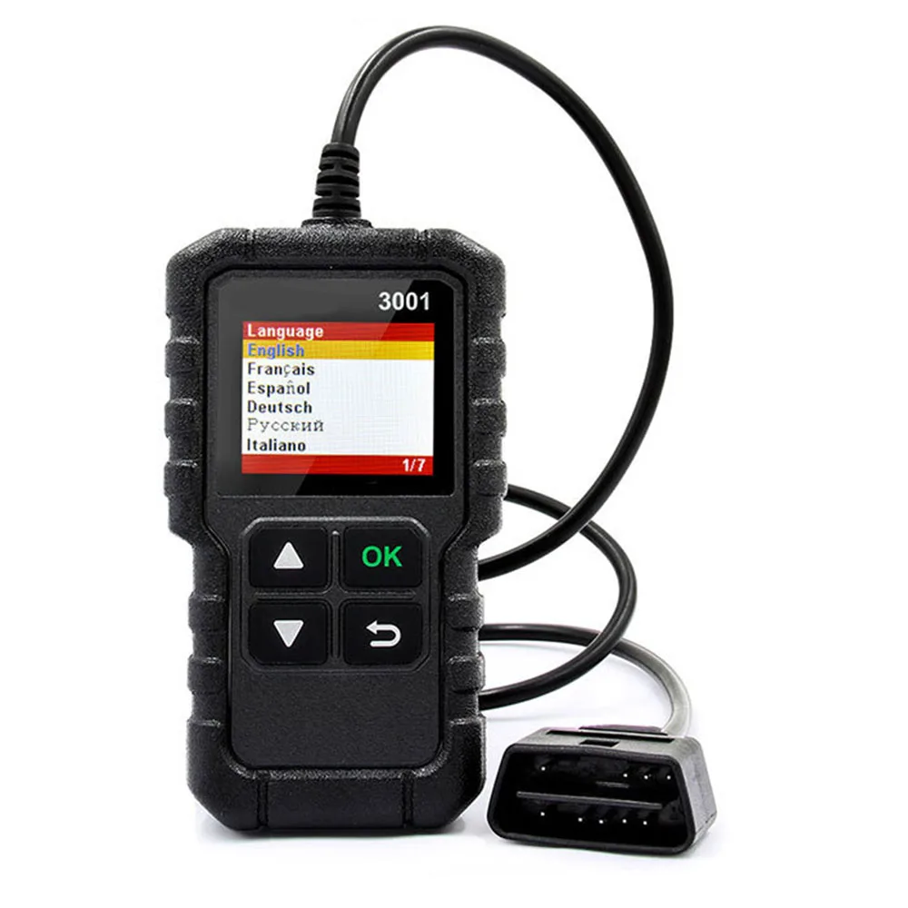 Creader 3001 OBD2 EOBD Automotive Scanner OBD Car Diagnostic Tool OBDII OBD 2 Code Reader Engine Scanner PK ELM327 AD310 Creader 3001 OBD2 EOBD Automotive Scanner OBD Car Diagnostic Tool OBDII OBD 2 Code Reader Engine Scanner PK ELM327 AD310