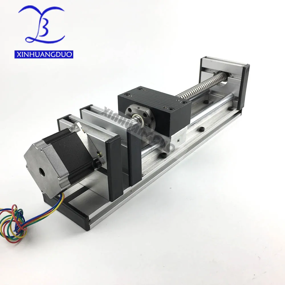 US $150.00 Linear Stage Actuator Table 400mm Travel Length Linear Moudle For DIY CNC Router Machine Tool X Y Z Axies