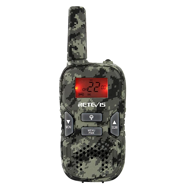 2 шт. RETEVIS RT33 Мини Walkie Talkie детские игрушки Рождественский подарок PMR PMR446 FRS VOX фонарик USB зарядка двухстороннее радио приемопередатчик