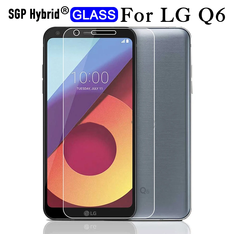 Закаленное стекло для LG Q6 Защитная пленка экрана 5 дюймов взрывозащищенное 2.5D 9 H