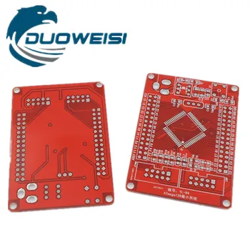 

AVR development board / minimum system PCB blank board (ATMEGA128 PCB empty board) red empty board