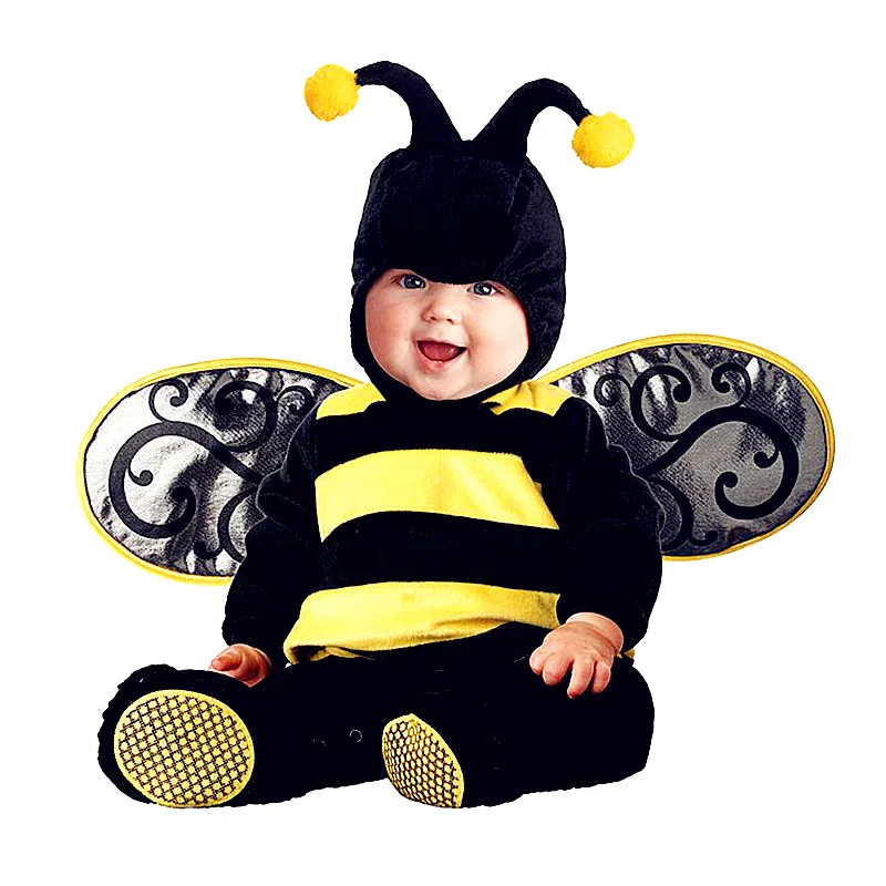 

Christmas Gift Winter Baby Formal Dress Animal Chicken BEE Elephant Rabbit Cosplay Costume Breathable Hooded Rompers L2655
