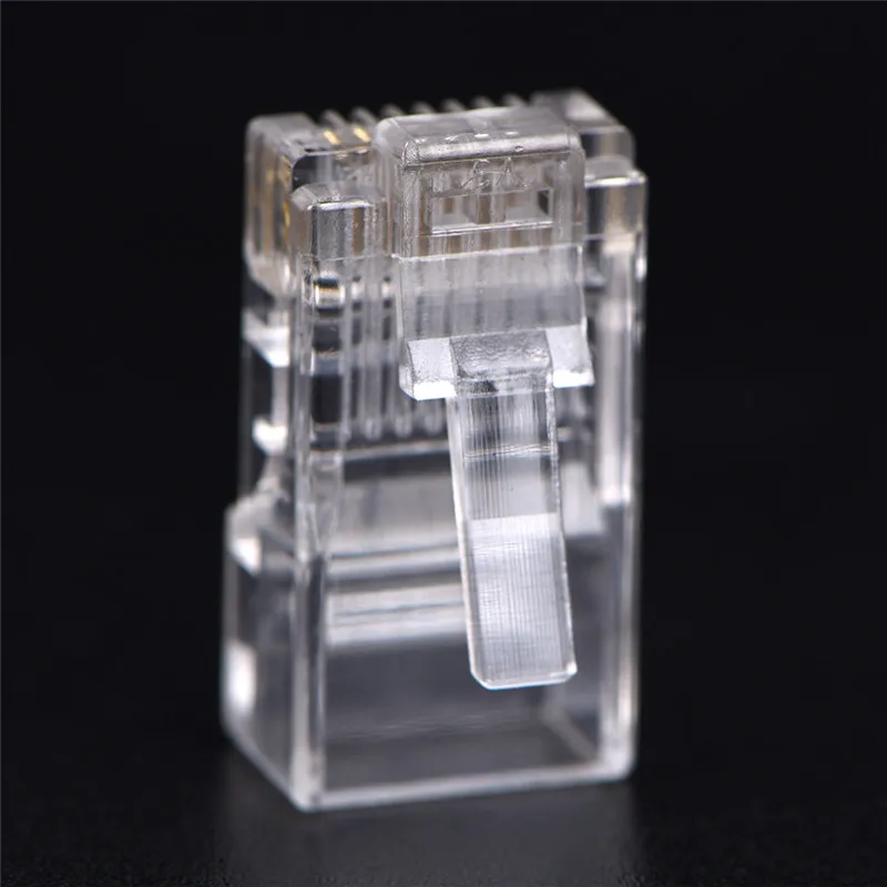 50 шт. хорошая продажа RJ45 CAT5 Кристалл сети модульный разъем 8P8C для