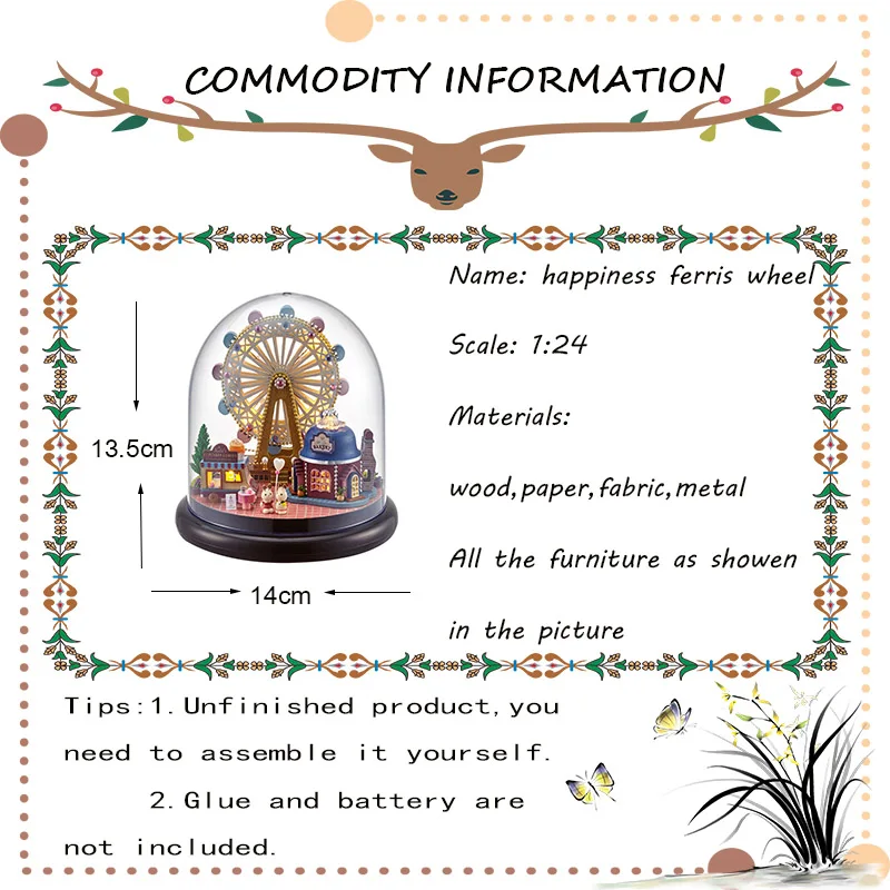 Perabotan Hadiah Musik Kayu 4