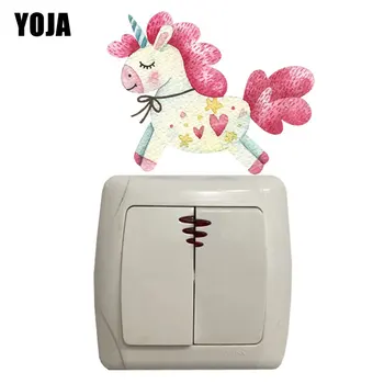 

YOJA Cartoon Cute Pony Personalized Switch Wall Sticker Living Room Bedroom High Quality Decals 8SS0937
